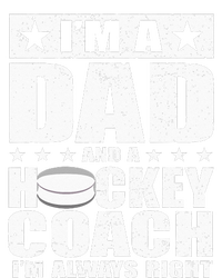 Dad Hockey Coach Fathers Day Gift From Daughter Son 7-Panel Snapback Hat