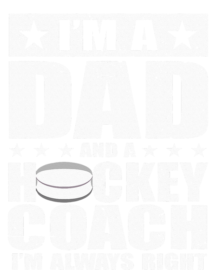 Dad Hockey Coach Fathers Day Gift From Daughter Son 7-Panel Snapback Hat