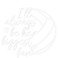 Ill Always Be Her Biggest Fan Volleyball Mom Dad Performance Fleece Hoodie