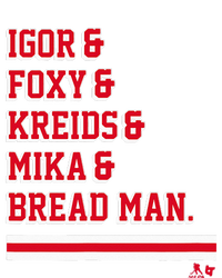 Igor & Foxy & Kreids & Mika & Bread Man New York Hockey Sustainable Beanie