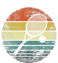 Tennis Player Gifts Retro Sunset Tennis Racquet & Ball Coach Kids Tie-Dye T-Shirt