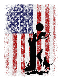 Patriotic Coon Hunting Dogs American Flag T-Shirt