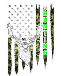 Patriotic Whitetail Buck Deer Hunting American Camouflage T-Shirt