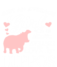 Average Who Loves Hippos Gift Hippopotamus Funny Gift T-Shirt