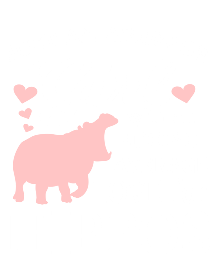 Average Who Loves Hippos Gift Hippopotamus Funny Gift T-Shirt