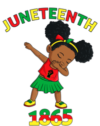 Dabbing Black Princess Juneteenth 1865 Brown Skin Girl T-Shirt