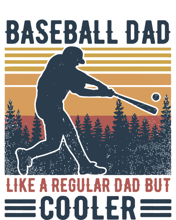 Baseball Dad Like A Regular Dad But Cooler Baseball Lover Great Gift Women's Racerback Tank