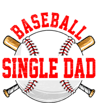 Baseball Lover Design For Fathers Day Baseball Single Dad Gift Tall Sweatshirt