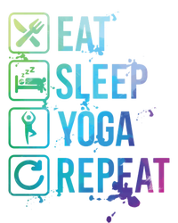 Yoga Stretching Eat Sleep Repeat Gift T-Shirt