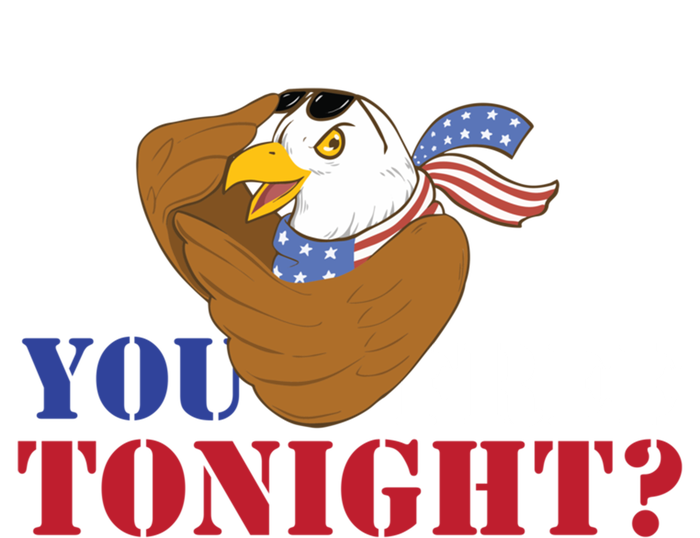 You Free Tonight? Usa Eagle Of Freedom 4th Of July Gift Kids Tie-Dye T-Shirt