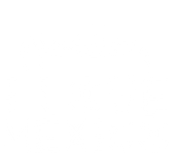 I Love Mexico Proud Mexican Lover Country Gift Stripe Pom Pom Beanie