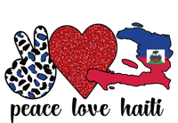 Love Haiti Proud Haitian Flag Haitian Roots Funny Gift Ladies Essential Flowy Tank