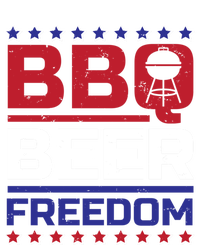 Bbq Beer Freedom Grilling Alcohol Gift Funny Gift T-Shirt