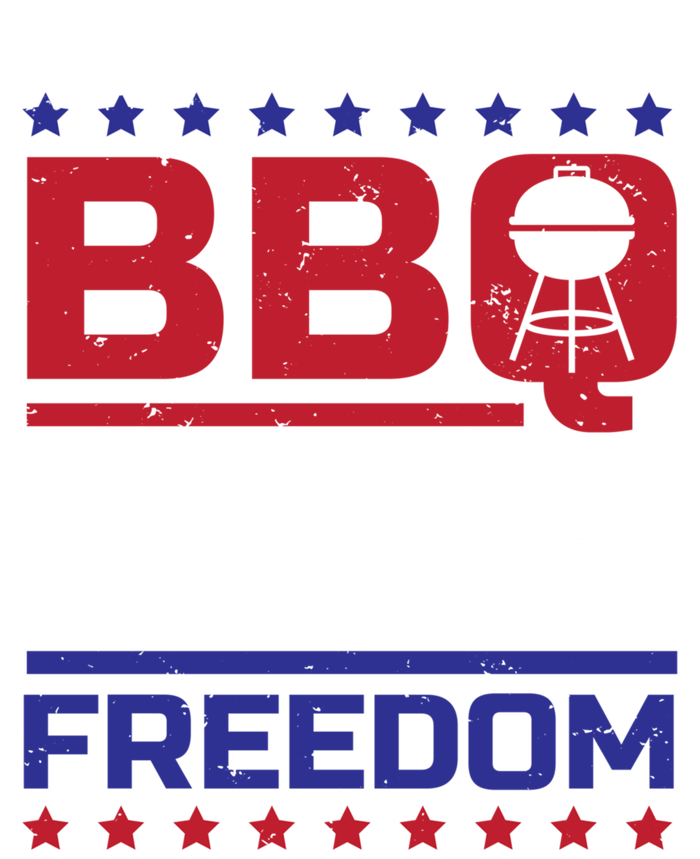 Bbq Beer Freedom Grilling Alcohol Gift Funny Gift T-Shirt