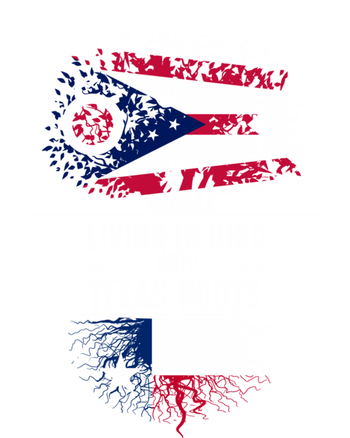 Ohio Home Texas Roots State Tree Flag Proud Love Gift Cool Gift T-Shirt