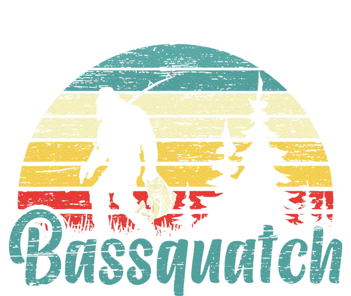 Bassquatch Bigfoot Believer Bass Fishing Yeti Sasquatch T-Shirt