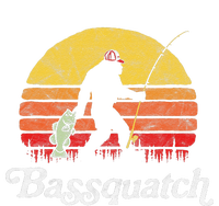 Bassquatch! Funny Bigfoot Fishing Outdoor Retro Cute Valucap Bio-Washed Visor