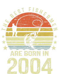 Best Fishermen Are Born In 2004 17th Birthday Fishing Gift T-Shirt