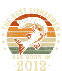 Best Fishermen Are Born In 2012 11th Birthday Fishing Gifts Snapback Five-Panel Rope Hat