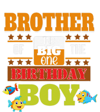 Big One Fishing Theme Brother Of The Birthday T-Shirt