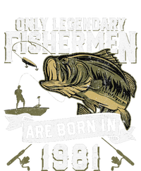 Cute 41 Year Old Fishing Birthday Born 1981 41st Fisherman Gift Ladies Essential Flowy Tank