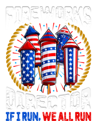 Firework Director Technician I Run You Run 4th Of July Gift Women's V-Neck T-Shirt