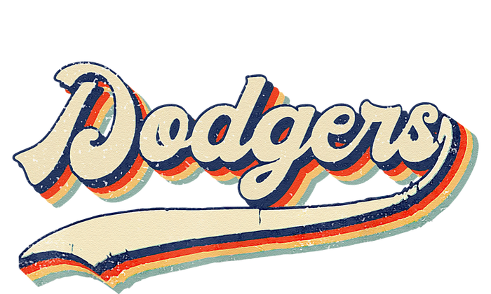 Dodgers Name Retro Vintage Gift Women's Fleece Hoodie