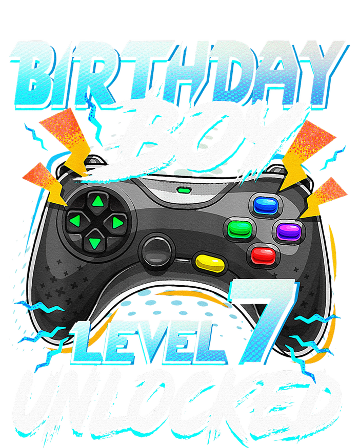 Birthday Level 7 Unlocked Video Game Birthday Party Kids Hoodie