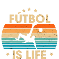 Futbol Is Life Retro Soccer Gift For Player 7-Panel Snapback Hat