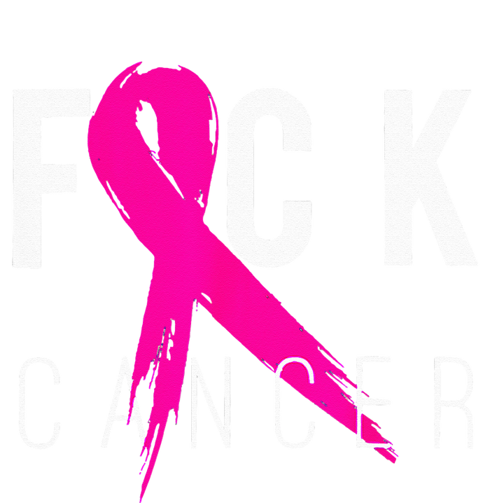 Fuck Cancer Breast Cancer Awareness Gift Retro Distressed Pajama Set