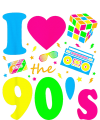 I Love the 90's Nineties Party Dress Retro Long Sleeve Shirt