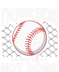 I'm Just Here For The Hot Dogs Summer Baseball Game Hotdog T-Shirt