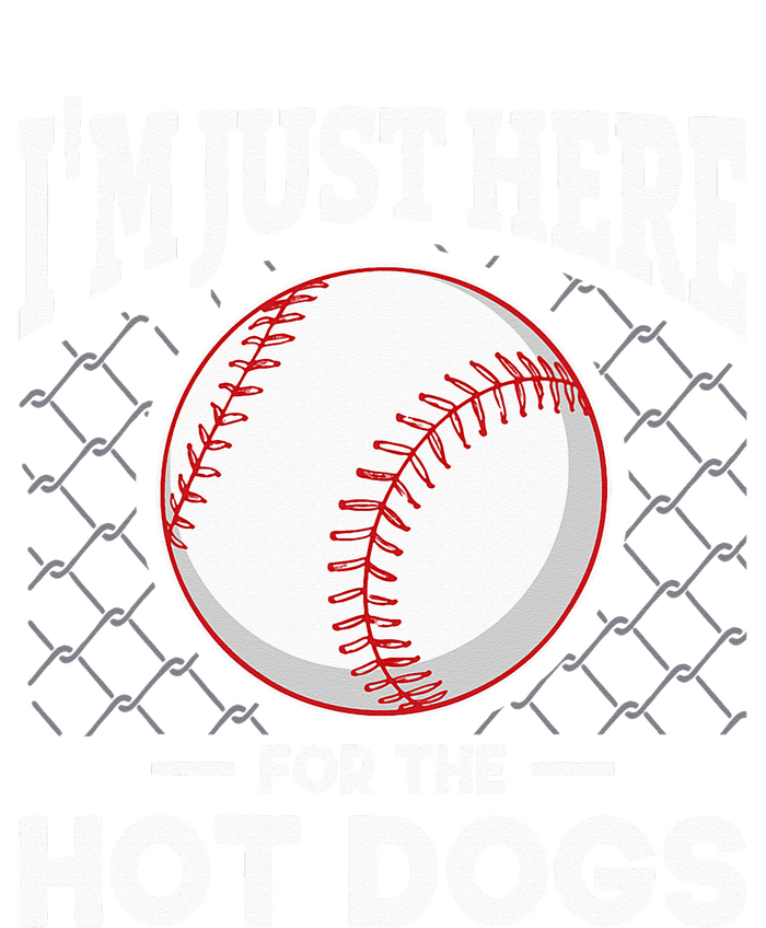 I'm Just Here For The Hot Dogs Summer Baseball Game Hotdog T-Shirt