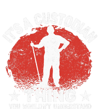 It's custodian Thing for Janitorial School Custodian Button