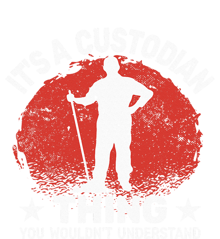 It's custodian Thing for Janitorial School Custodian Button