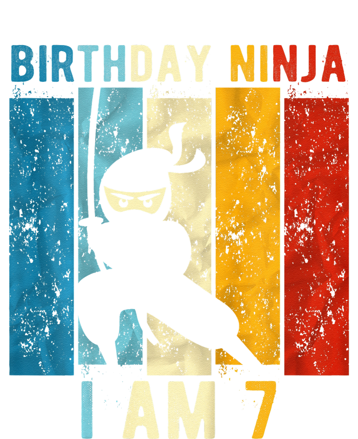 7th Birthday Ninja 7 Year Old Birthday T-Shirt