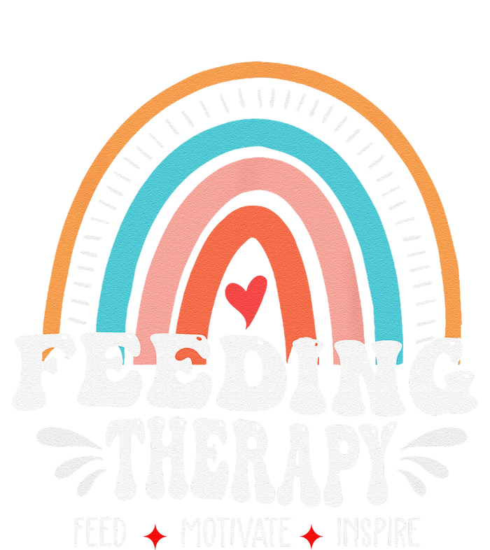 Feeding Therapy Appreciation Rainbow Feeding Therapist Dry Zone Grid Polo