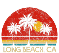 Long Beach California CA Surfer Retro Sunset Vintage T-Shirt