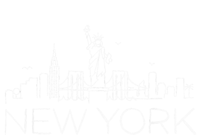 New York Skyline Statue of Liberty I Love New York T-Shirt