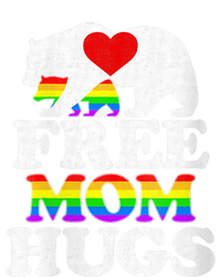 Wo Lgbtq Pride Mama Bear Free Mom Hugs Pride Gift Women's Flannel Pajama Set