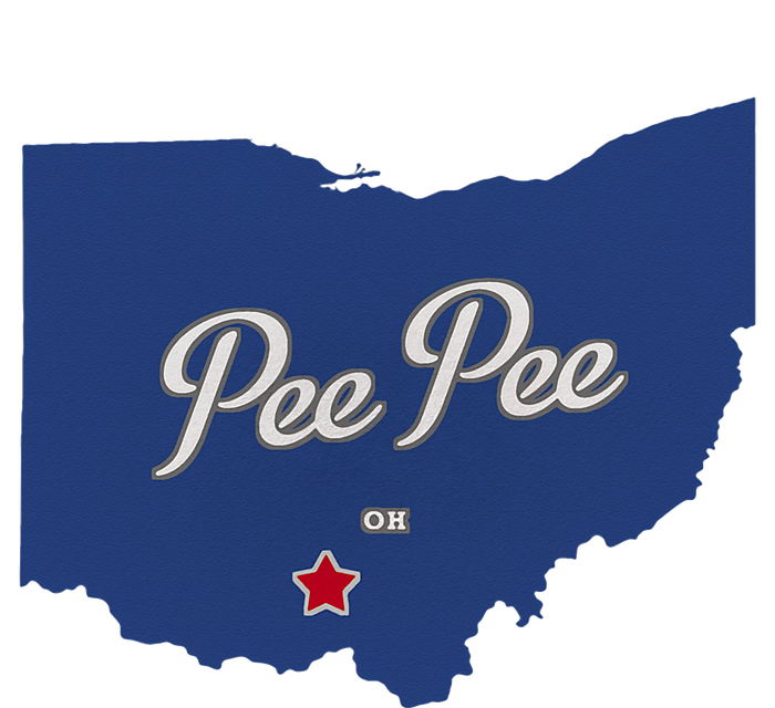 Pee Pee Ohio OH Map Women's Perfect Tri Tunic Long Sleeve Shirt