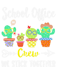 School Office Crew We Stick Together Funny Cactus Tank Top