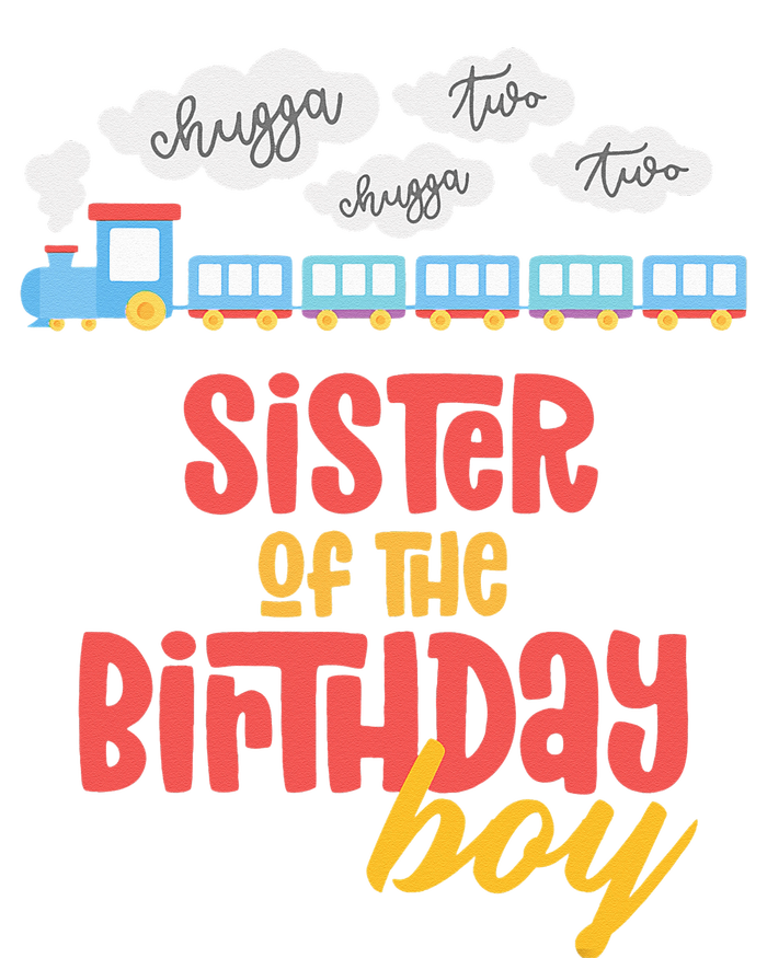 Sister Birthday Train I'm 2 Two Yr Old Chugga Engine Canvas