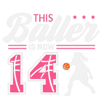 This Baller Is Now 14 Year Old Basketball 14th Birthday Performance Sprint T-Shirt