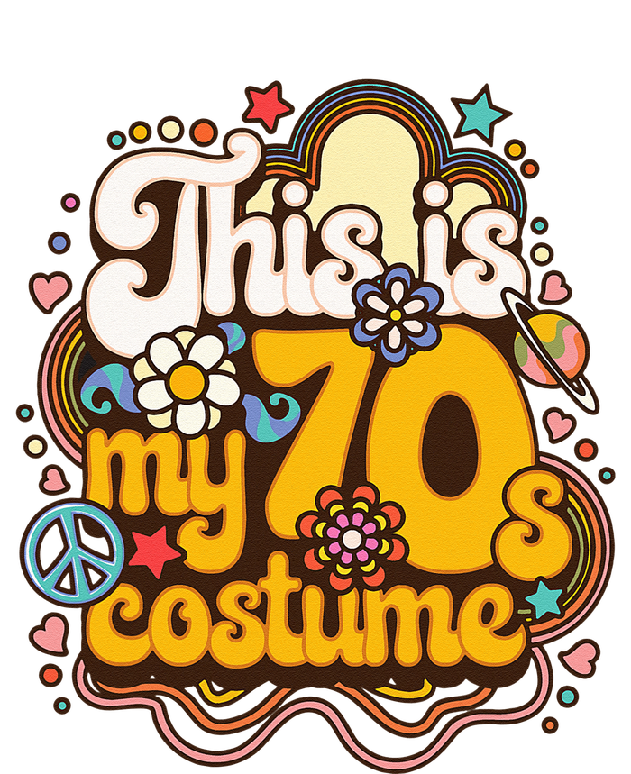 This Is My 70s Costume Theme Party Hippie Retro Friends High Crown Mesh Back Trucker Hat