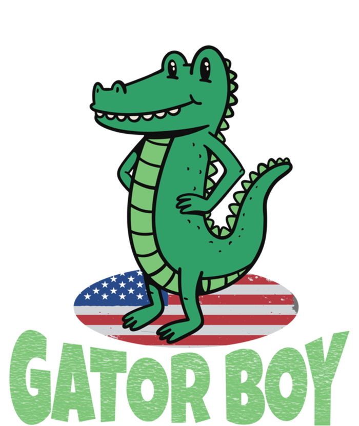 Gator American Usa Flag Alligator Crocodile Funny Gift Valucap Bio-Washed Visor