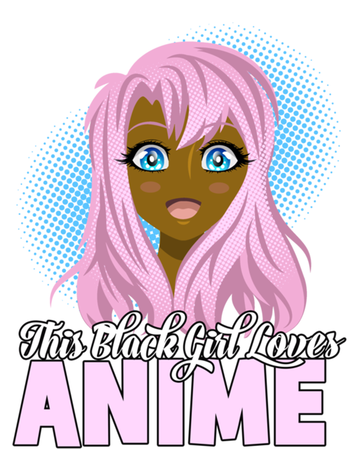 This Black Loves Anime African American Gift T-Shirt