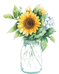 Sunflower Jar 's Life is Goods Floral Awesome Vase T-Shirt