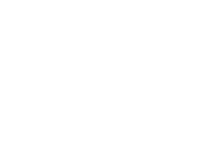 This Is Not A Drill Cool Game Drill Hammer Tee Gift Women's V-Neck T-Shirt