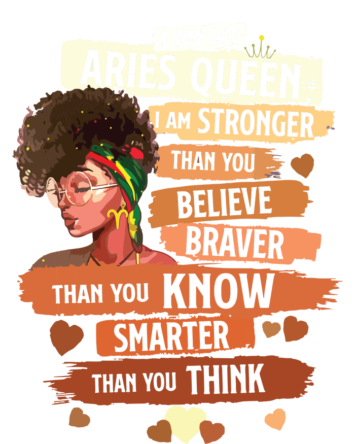 Aries Queen Sweet As Candy Birthday Gift For Black Women Women's Crop Top Tee